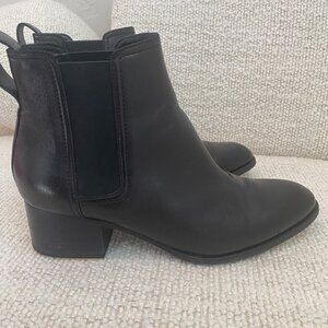 Rag & Bone Walker Boot – Made In Italy - Fall Staple - Black Leather – Size 38.5